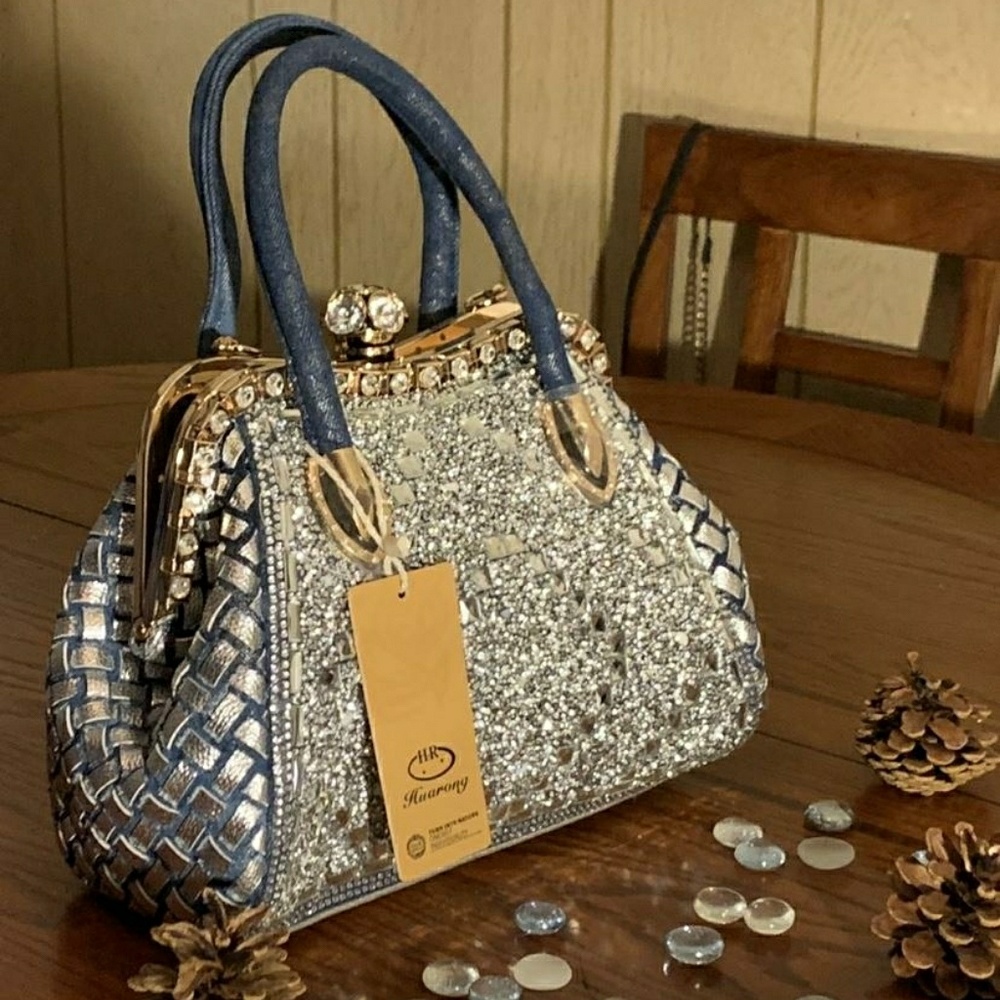 Denim Bling handbag